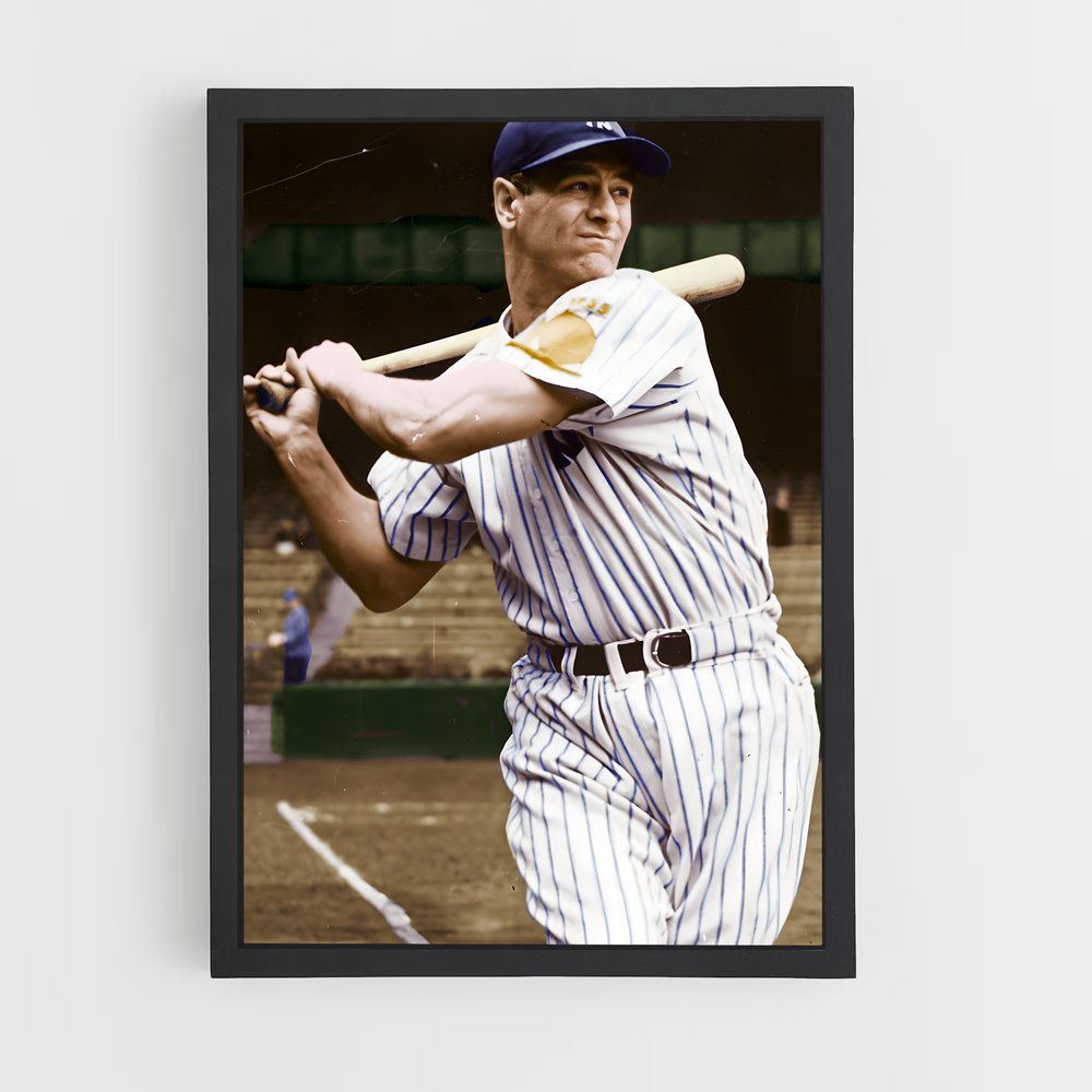 Poster Swinging Legend – affiche Baseball (vue 2)